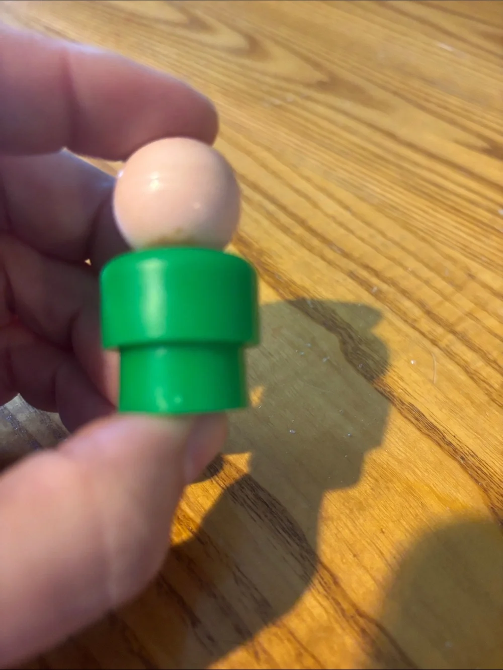 Vintage Fisher Price Little People Man Green Body